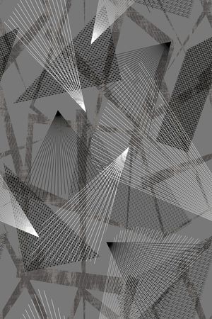 线条印花华亿平台图片