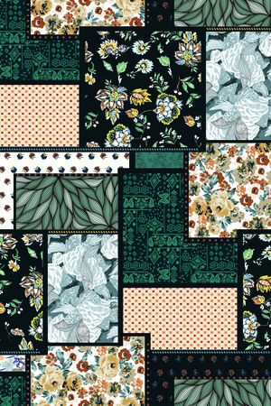 几何印花华亿平台图片