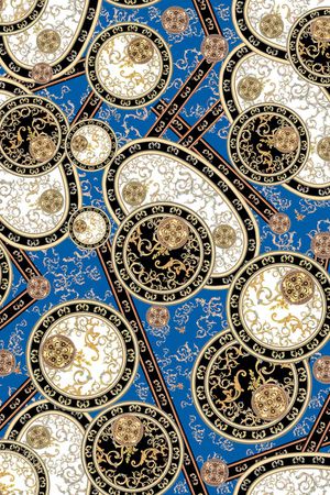 宫廷风印花华亿平台图片