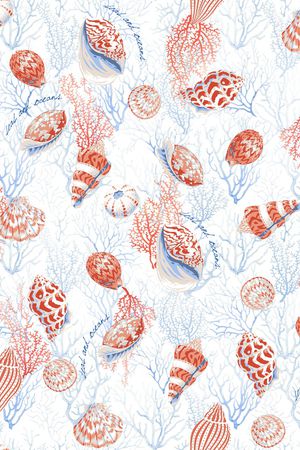 海洋风格印花华亿平台图片