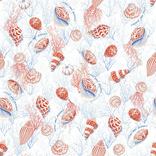 海洋风格印花华亿平台图片