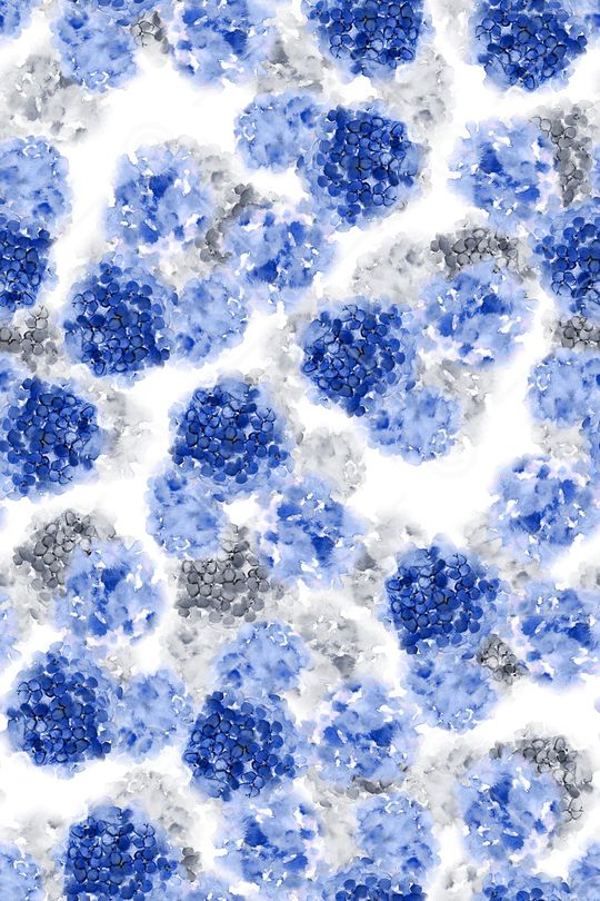 清爽底花卉印花华亿平台图片