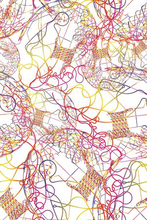 线条印花华亿平台图片