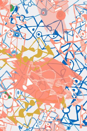 线条印花华亿平台图片