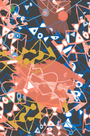 线条印花华亿平台图片