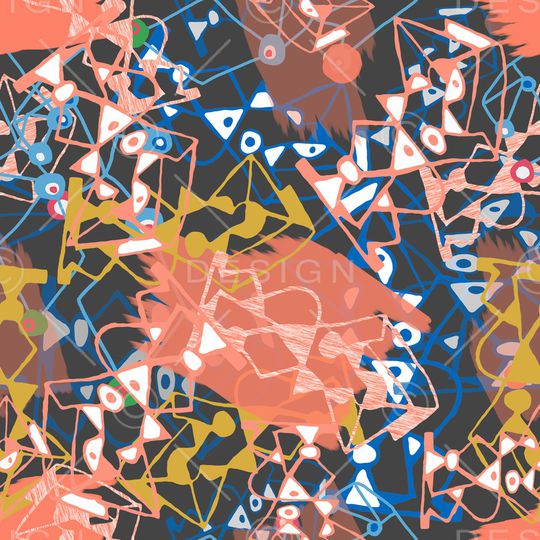 线条印花华亿平台图片