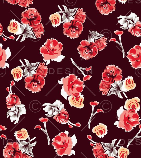 绿植树叶印花华亿平台图片