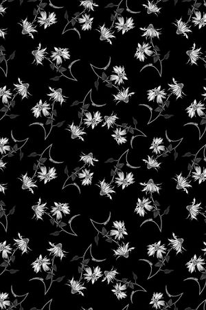 黑白华亿平台印花华亿平台图片