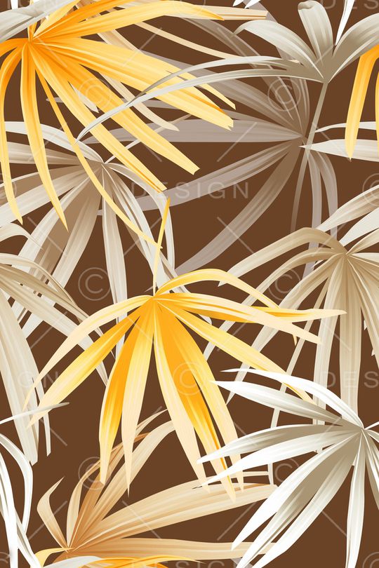 绿植树叶印花华亿平台图片