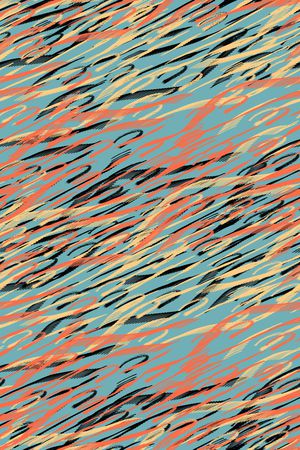 抽象男装印花华亿平台图片