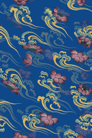 旗袍印花华亿平台图片