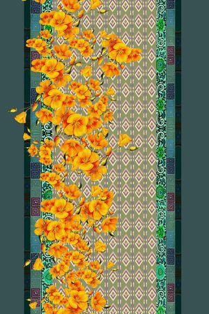 定位花印花华亿平台图片