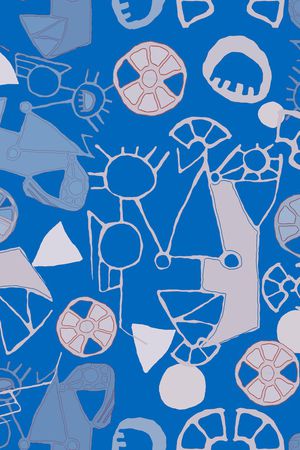 线条印花华亿平台图片