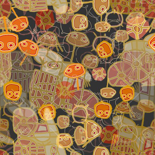 线条印花华亿平台图片