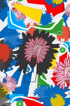 线条印花华亿平台图片