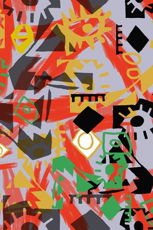 线条印花华亿平台图片