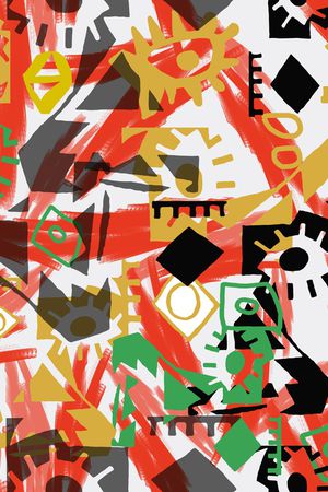 线条印花华亿平台图片