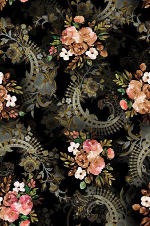 绿植树叶印花华亿平台图片