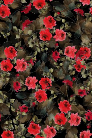 抽象花卉印花华亿平台图片