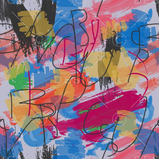 涂鸦印花华亿平台图片