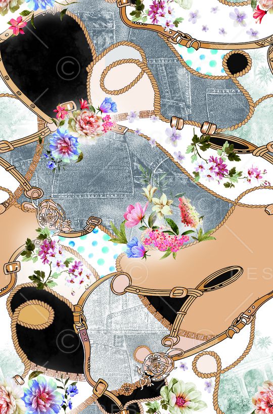 彩底花卉印花华亿平台图片