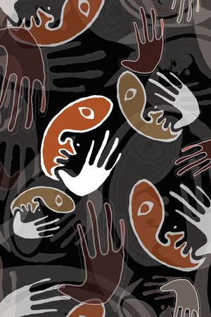 线条印花华亿平台图片