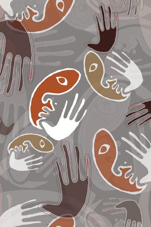 线条印花华亿平台图片