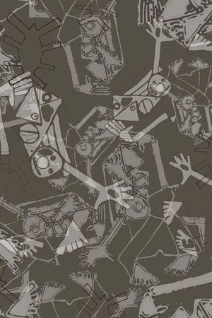 线条印花华亿平台图片