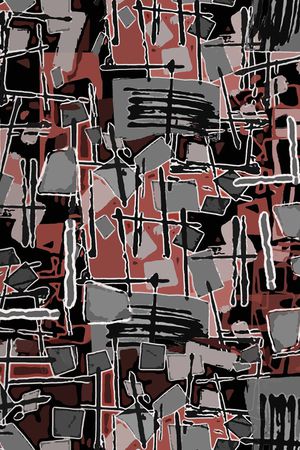 线条印花华亿平台图片