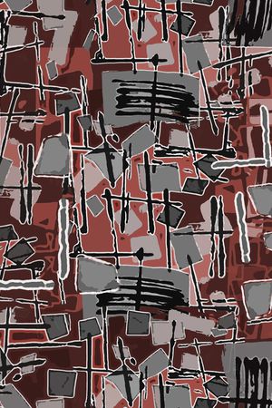 线条印花华亿平台图片