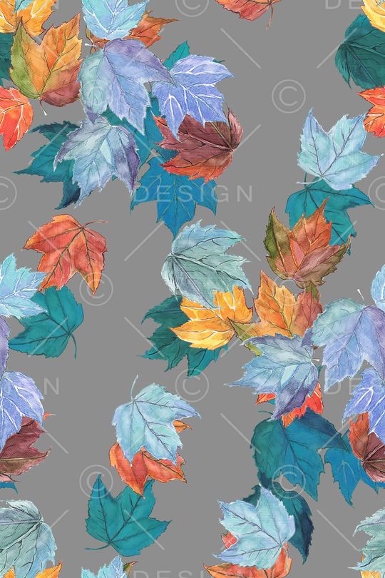 绿植树叶印花华亿平台图片