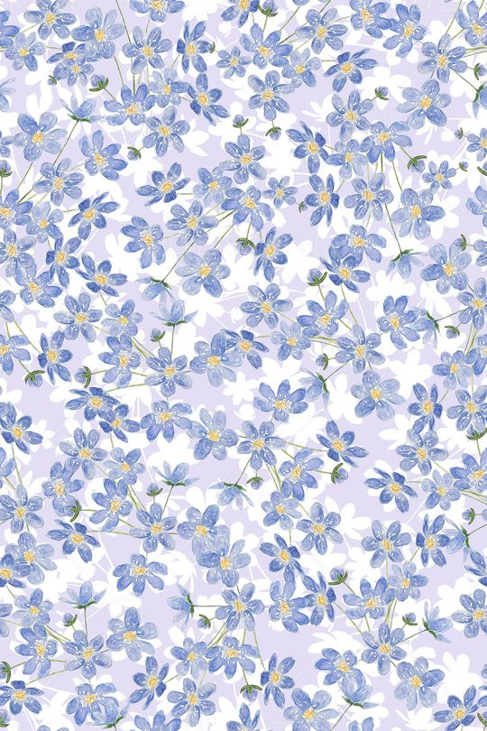 清爽底花卉印花华亿平台图片