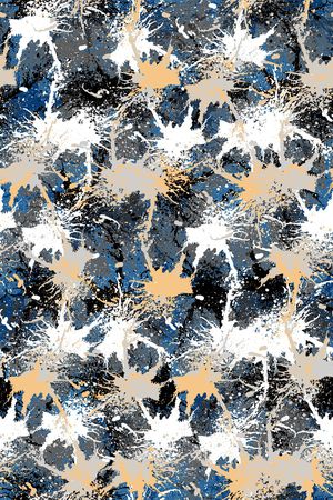 抽象男装印花华亿平台图片