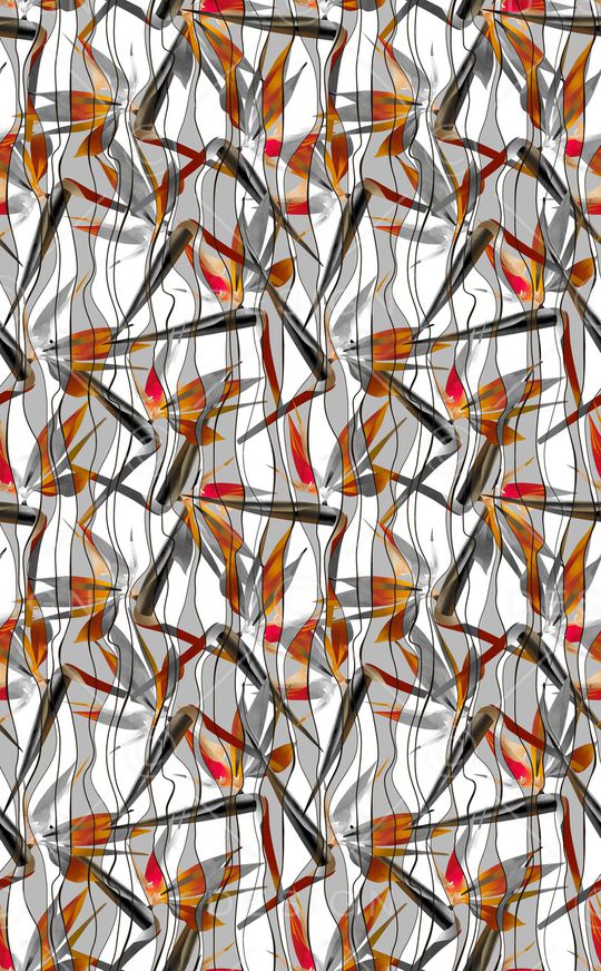 线条印花华亿平台图片