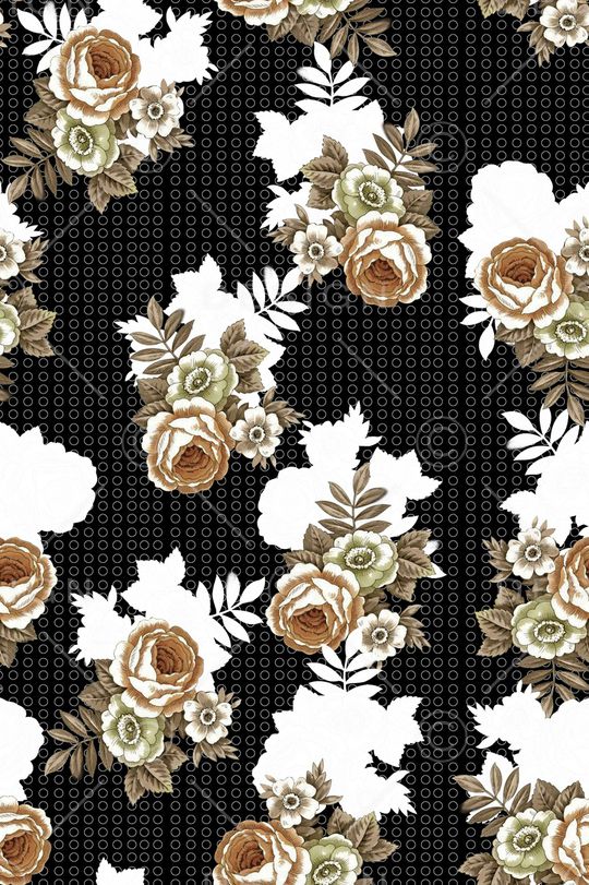 玫瑰花印花华亿平台图片