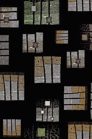 线条印花华亿平台图片