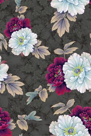 旗袍印花华亿平台图片