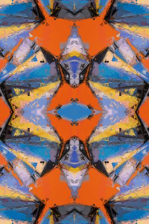 几何印花华亿平台图片