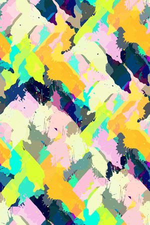 抽象男装印花华亿平台图片