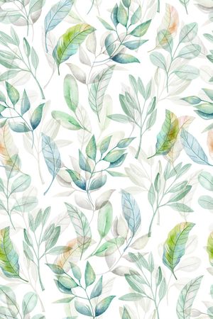 绿植树叶印花华亿平台图片