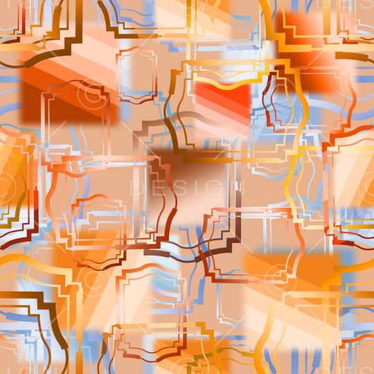 几何印花华亿平台图片