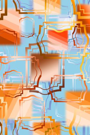 几何印花华亿平台图片