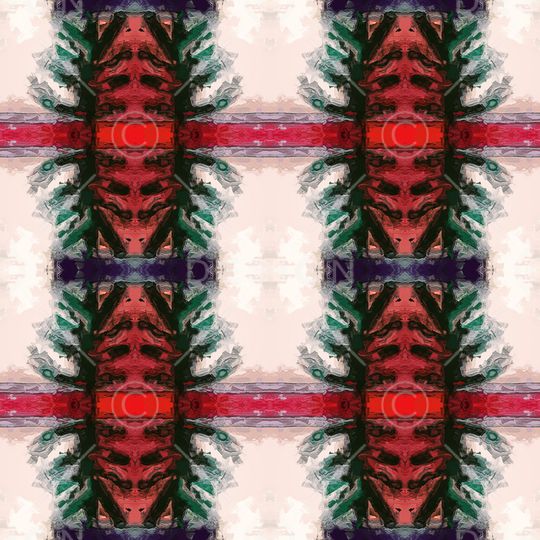 格子印花华亿平台图片