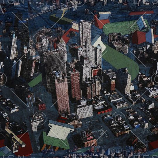 线条印花华亿平台图片