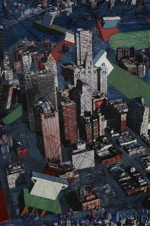 线条印花华亿平台图片