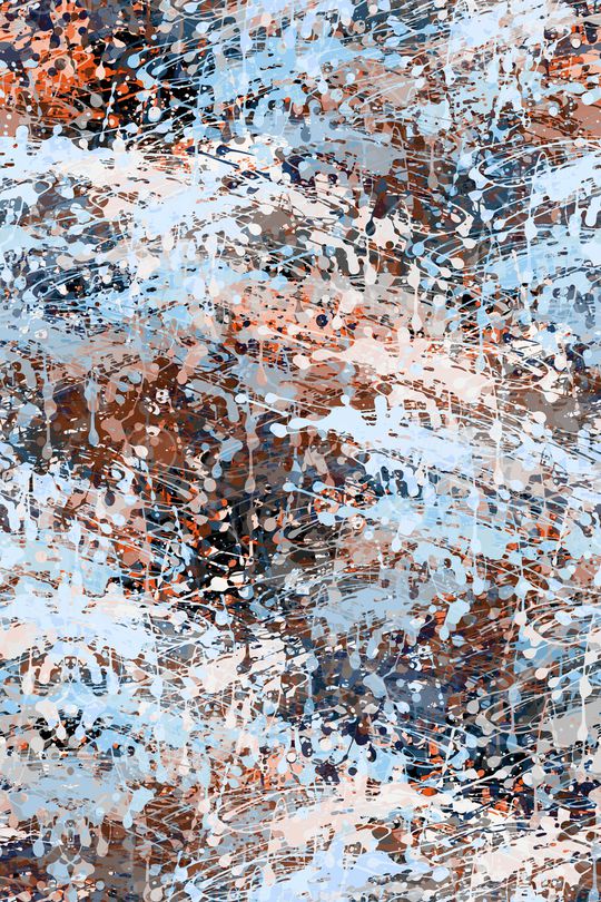 抽象男装印花华亿平台图片