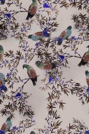 鸟印花华亿平台图片