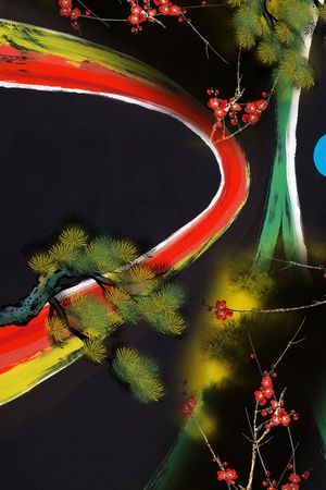 定位花印花华亿平台图片