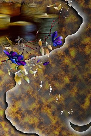 定位花印花华亿平台图片