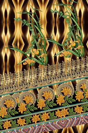 定位花印花华亿平台图片